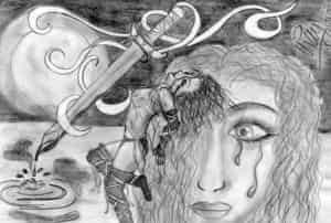 Tears of Blood... inspiriert von Luis Royo