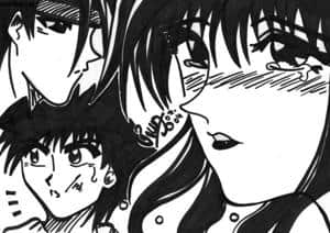 Sano, Yahiko und Megumi