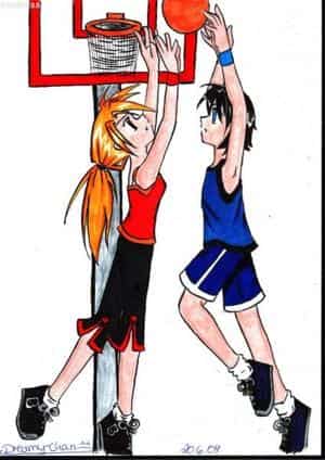 Cleo vs. Chris: Das Basketballspiel ^_^