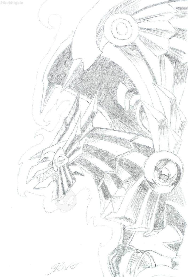 Der geeflügelte Drache des Ra