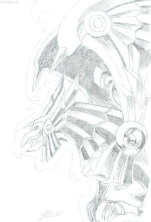 Der geeflügelte Drache des Ra