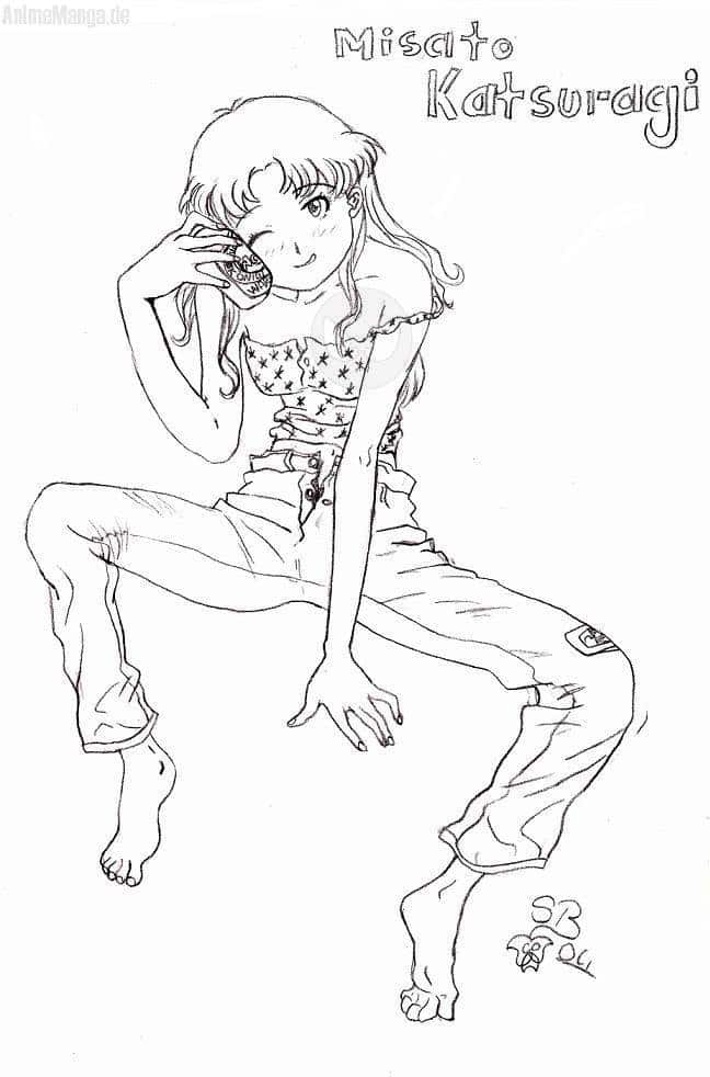 Misato katsuragi wie sie leibt und lebt °_^