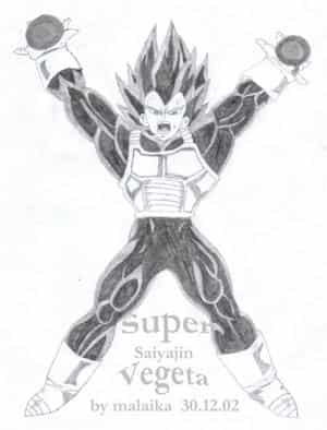 SSJ Vegeta Bleistift