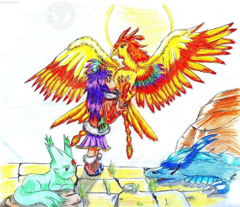 Eine Phönixfeder für Bahamut