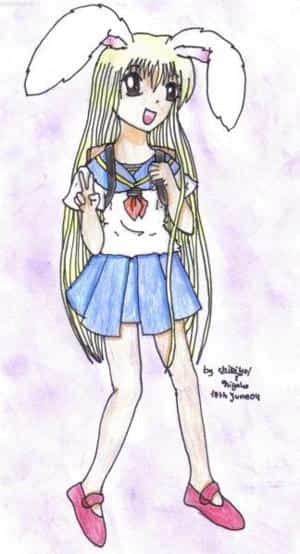 Mitsuki in Schuluniform