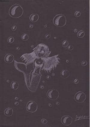 Mermaid and Bubbles