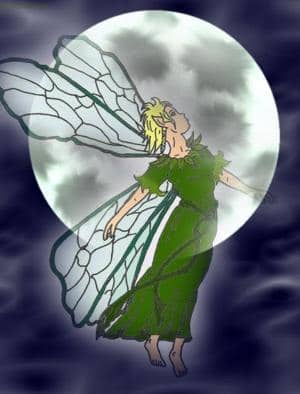 Elfe im Mond