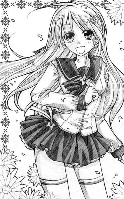 Mädchen O_o (Rasterübung)