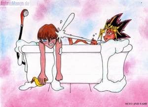 Seto und Yami in der Wanne...