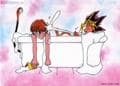 Seto und Yami in der Wanne...