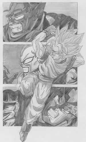 Freezer+Goku+Cell