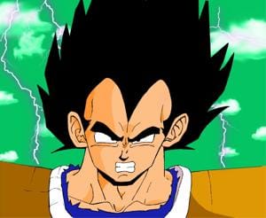 vegeta auf namek