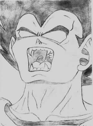 Vegeta verwandelt sich