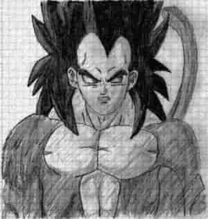 Son Goku ssj4 - Computer-bearbeitet