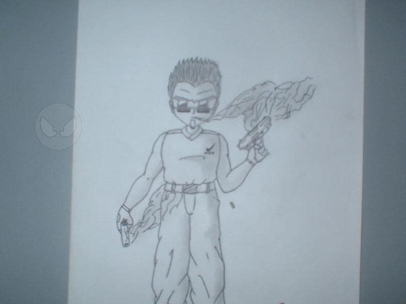 Hm, er hat keinen Namen, ist reine Fiktion. Kommt meinem Aussehen in Animeform a