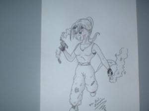 Lara Croft im Animestil d=)