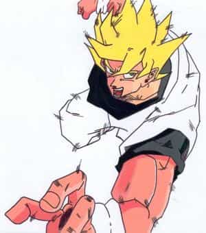Son Goku Angriff farbig
