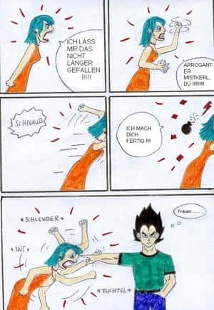 Bulma und Vegeta