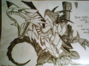 blue eyes and red eyes