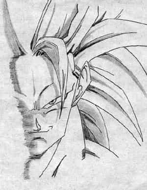 der dreifache super saiyajin