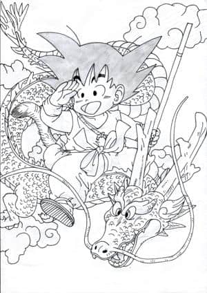 Goku und Shenlong