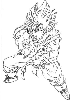 goku ssj kame hame ha