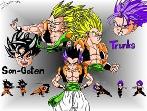 Son-Goten+Trunks=Gotenks
