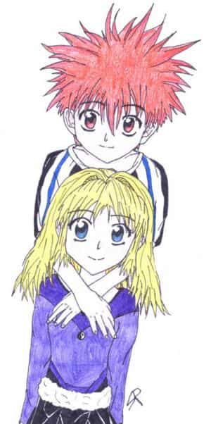 Cherry und Daisuke bunt