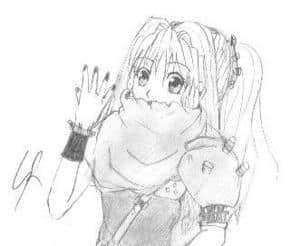 Cerise dans une tenue de nuage