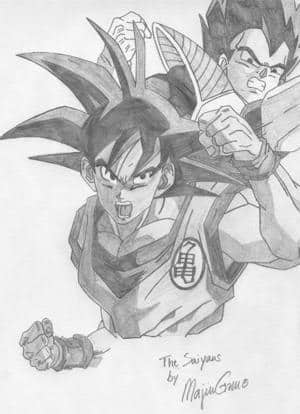 The Saiyans: Goku and Vegeta