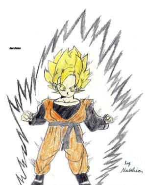 Goten überrascht gohan mit ssj
