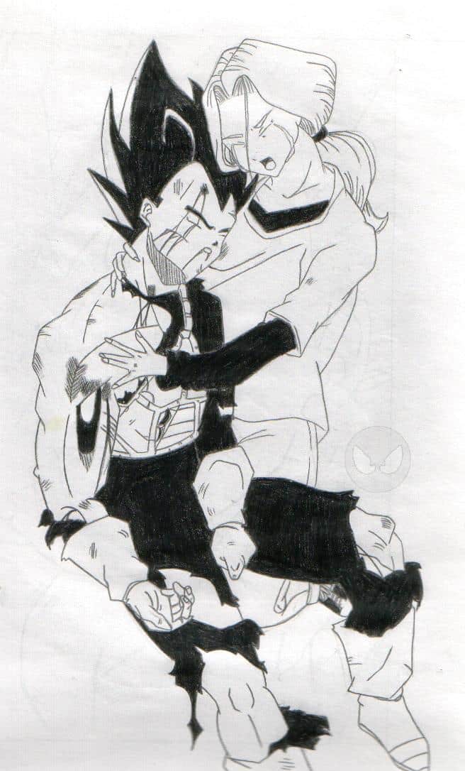 Bulma weint um Vegeta