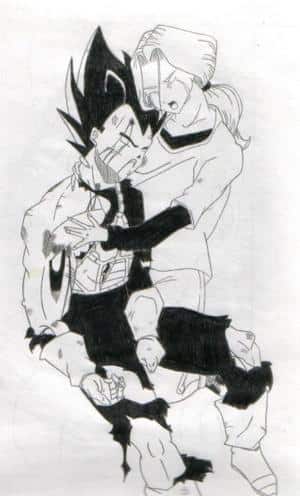 Bulma weint um Vegeta