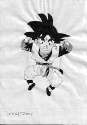 Goten lernt fliegen
