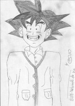 Son Goku im Anzug
