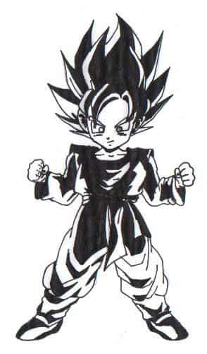 Son Goten als SSJ