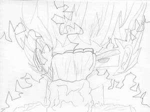 Son-Gohan lädt sein Energie