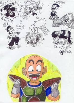 Kuririn und Leichen :)) halb Leichen:))