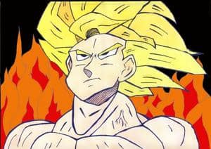 Goku for Flammen (nachbearbeitet)