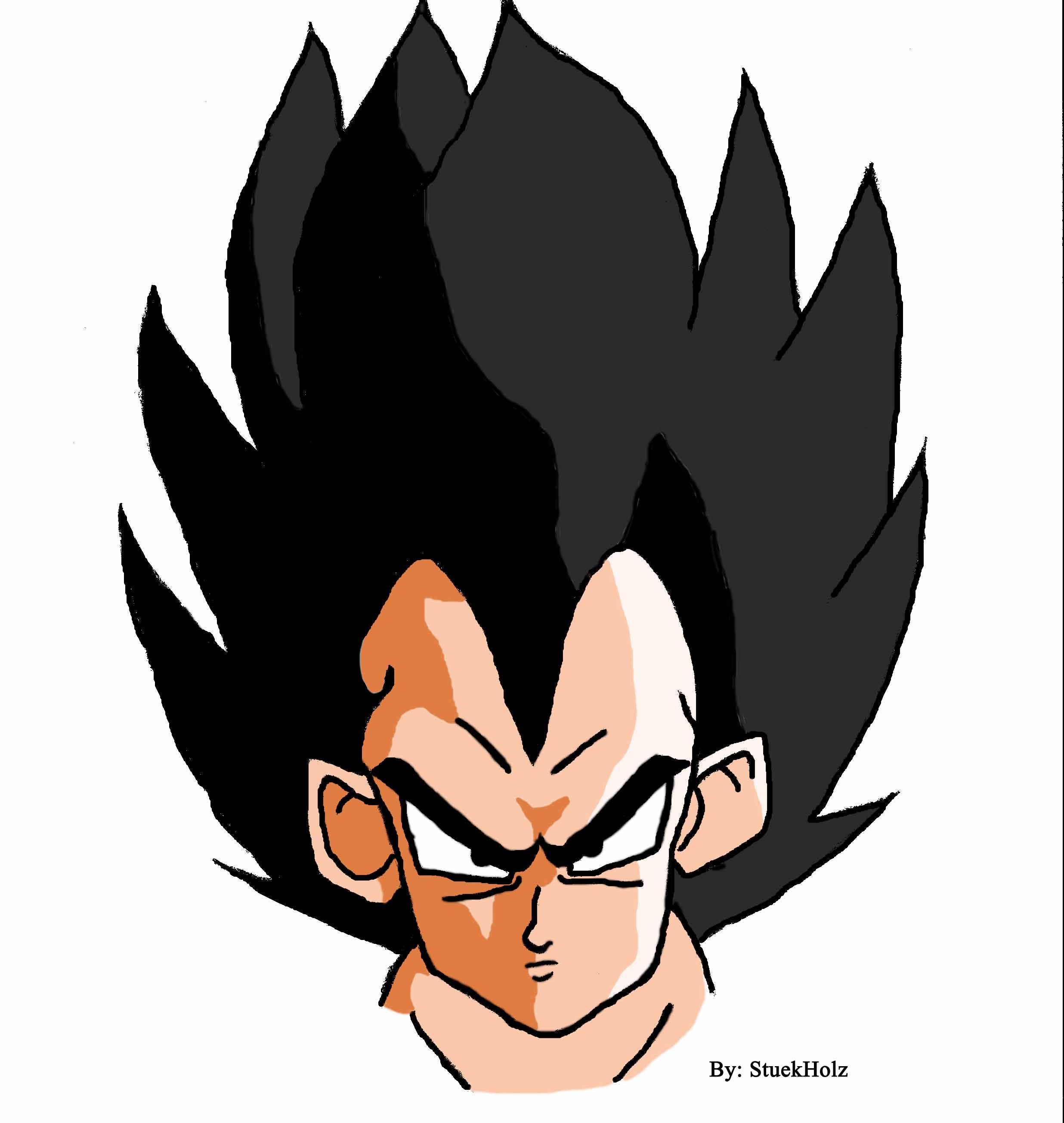 Vegeta Photoshopcoleriert