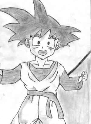 Son-Goten (schwarz weiß)