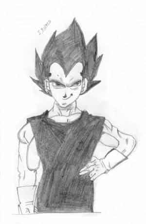 Ein seltenes bild von Vegeta