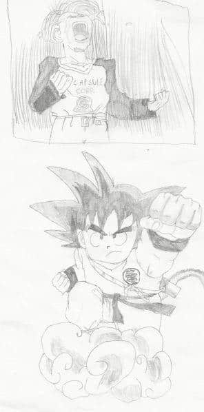 Little Goku&Jundujun(???), Trunks