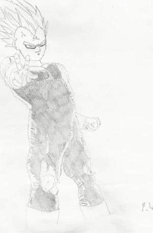 SSJ 2 Majin Vegeta