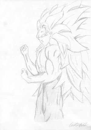 verdutzter Goku SSJ 3