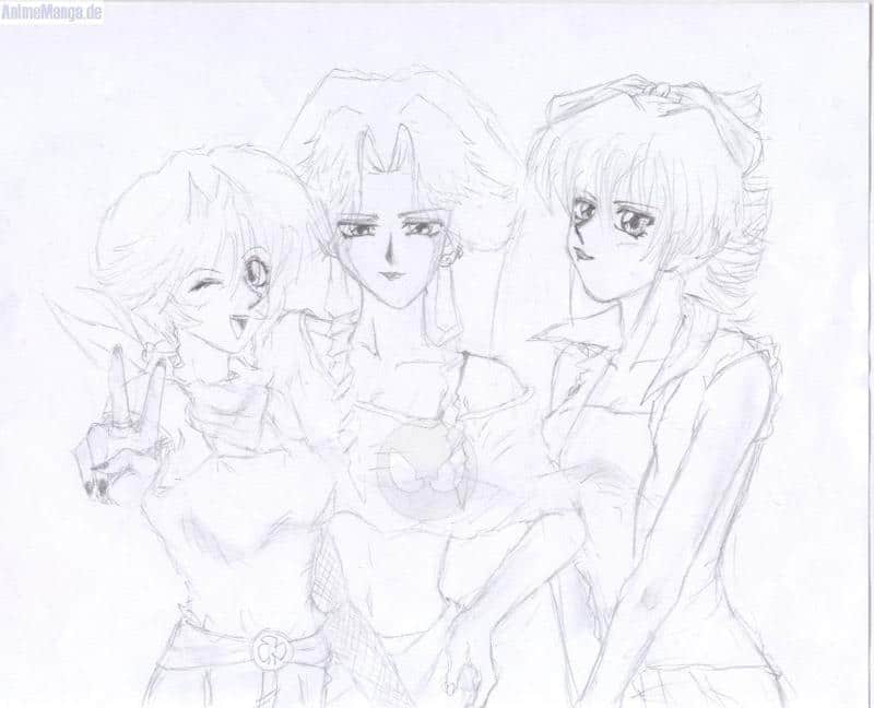 Setsuko Tamai, Neysha Devlin and Rika Nojima