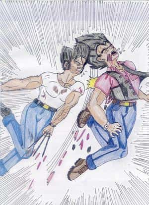Vegeta gegen Wolverine