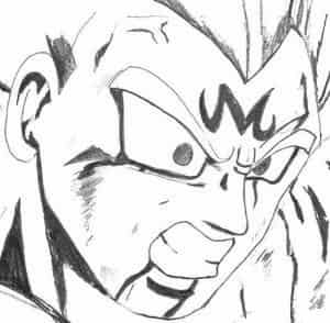 Majin Vegeta Bloody