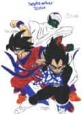 Goku, Piccolo und Vegeta