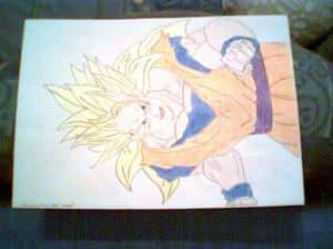 Son-Goku als SSJ3